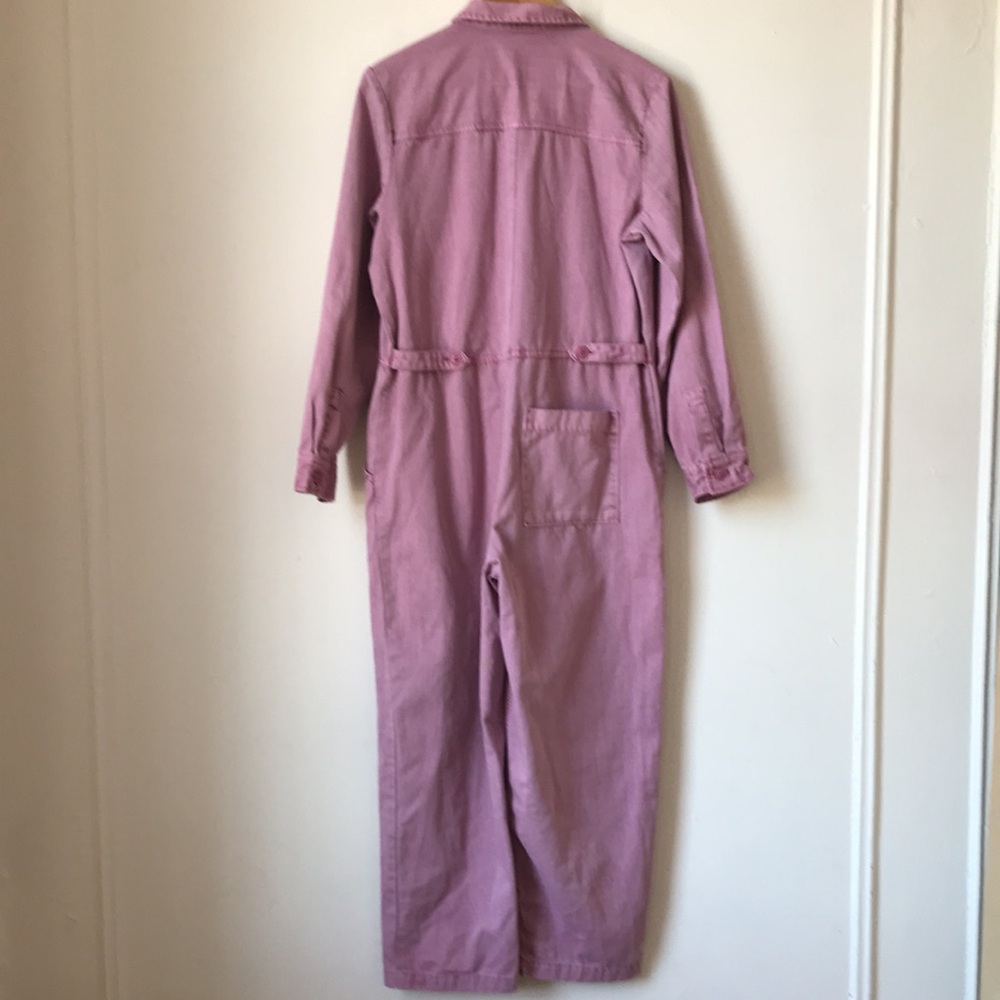 Universal Thread denim boiler jumpsuit pink lavender Cargo Utility 8 - Picture 3 of 16